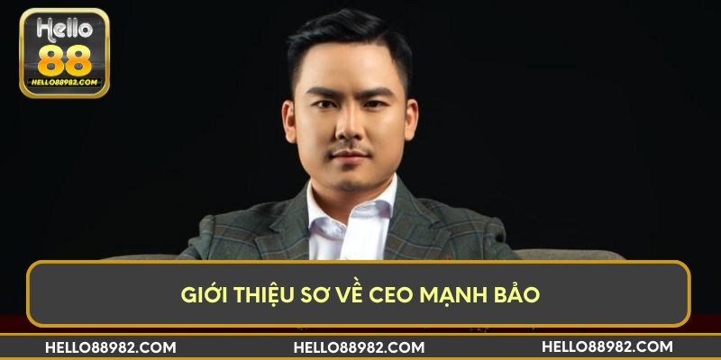 Giới thiệu sơ về CEO Mạnh Bảo