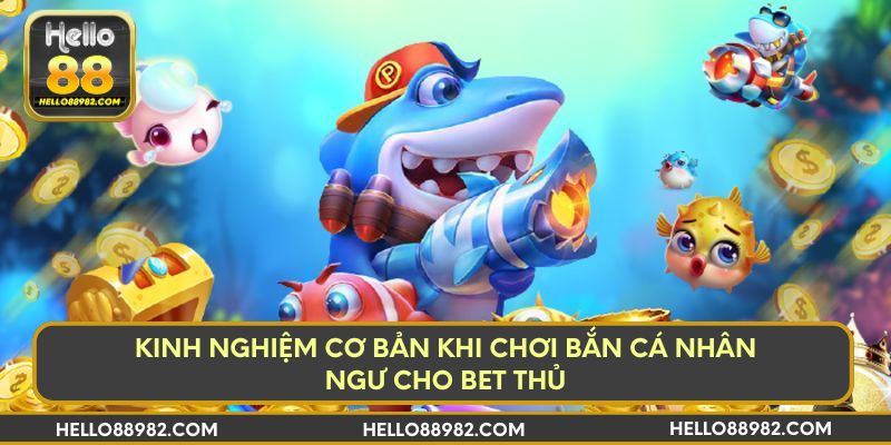 Kinh nghiệm cơ bản khi chơi bắn cá nhân ngư cho bet thủ