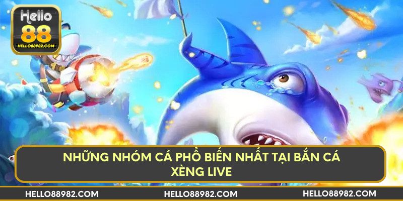 Những nhóm cá phổ biến nhất tại bắn cá xèng live